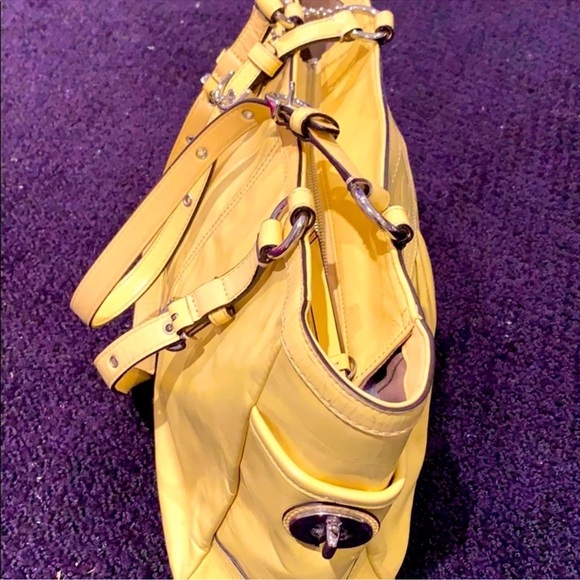 COACH East West Gallery Patent Leather Tote - Picture 2 of 16